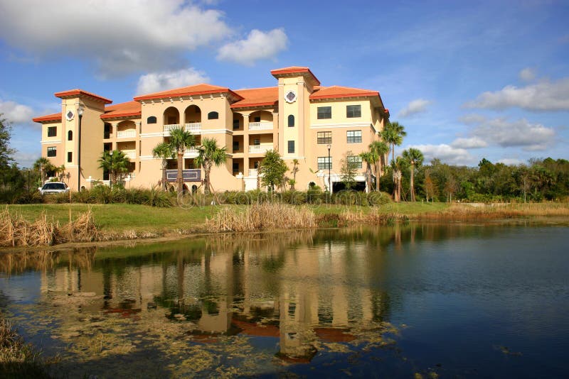 New Condo Building in Tropics stock photography