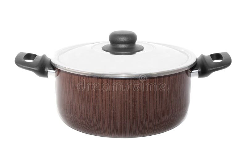 New cooker pan isolated