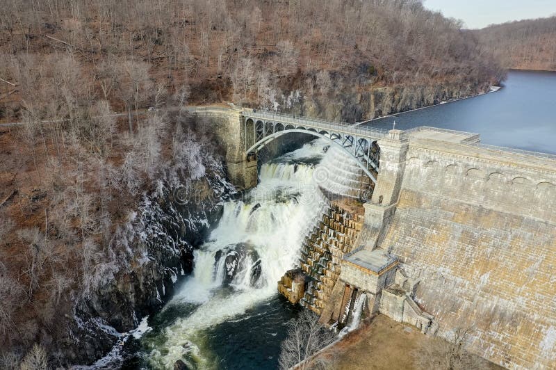 New Croton Dam New York stock image. Image of flowing 176623217