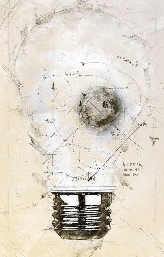 New Del screw inn lightbulb Sketch