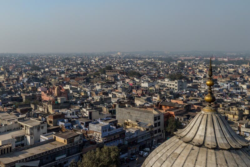 New Delhi Rooftops royalty free stock image