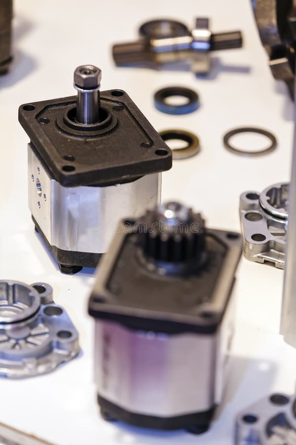 New design of parts for machine stock photography