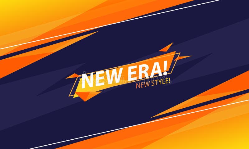 The New Era Abstract Background Stock Vector - Illustration of banner, sale: 185603034