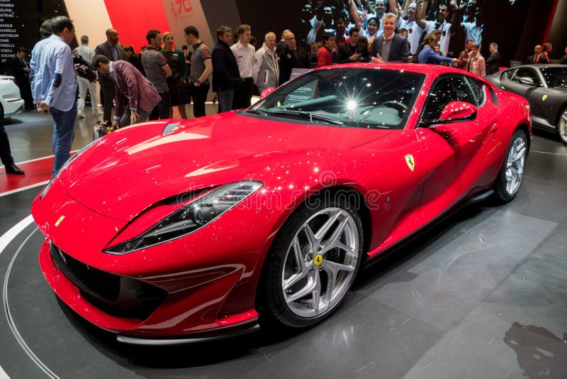 New Ferrari 812 Superfast sports car