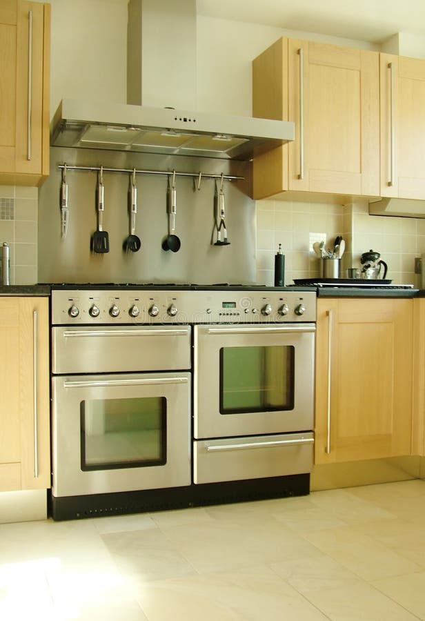 New fitted kitchen royalty free stock image New fitted kitchen royalty free stock image