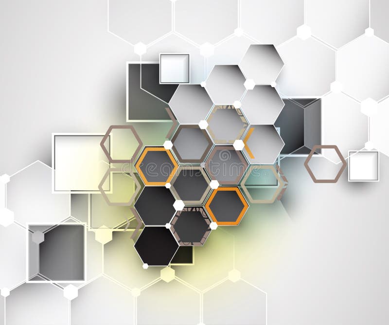 New future technology concept abstract background stock illustration