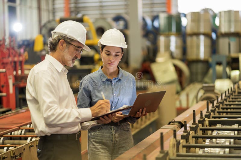 A New Generation of Engineers in a Metal Sheet Factory. Studying Work