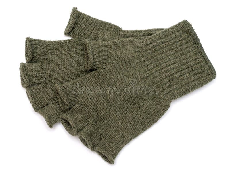 Green knit gloves stock image. Image of green, knit, studio 11828571