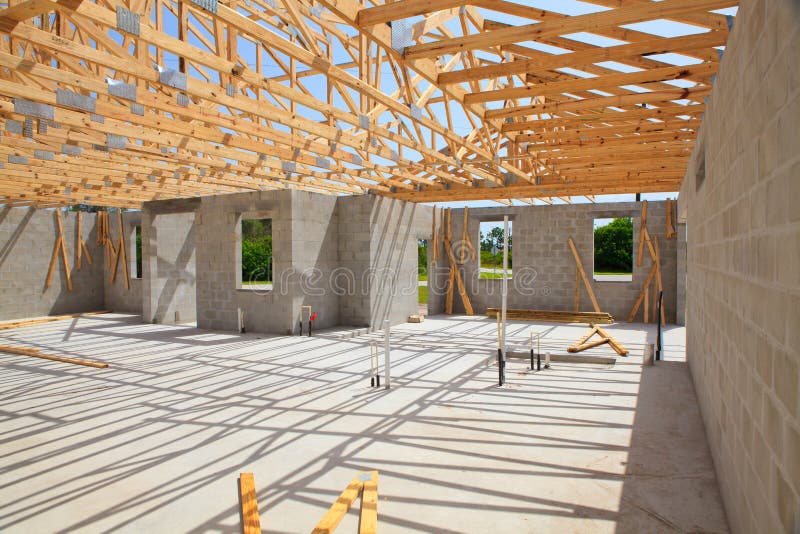 New Home Construction royalty free stock images