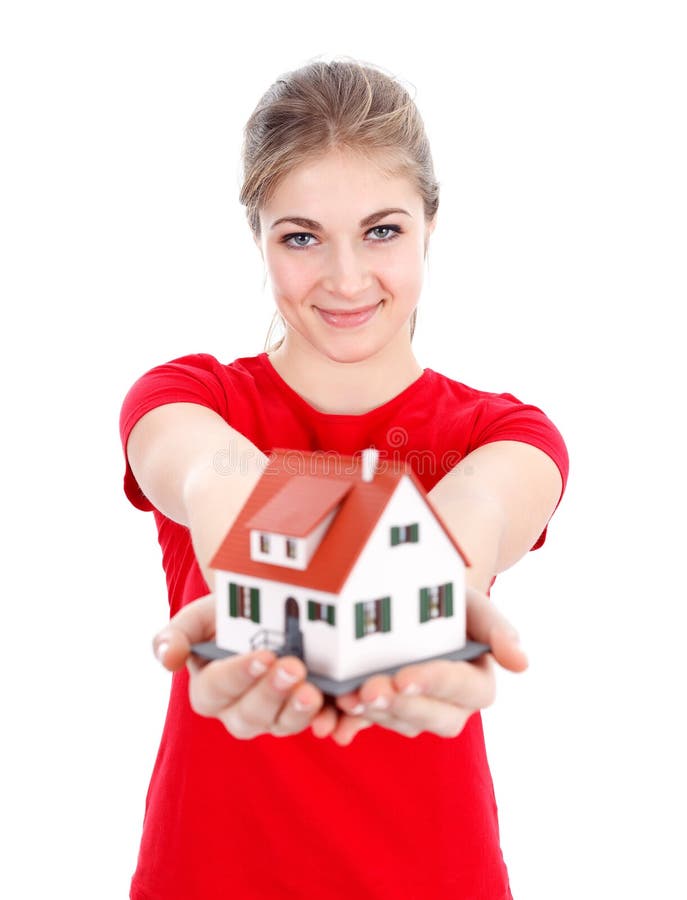 New home for you stock photo. Image of owner, woman, investment - 23013774