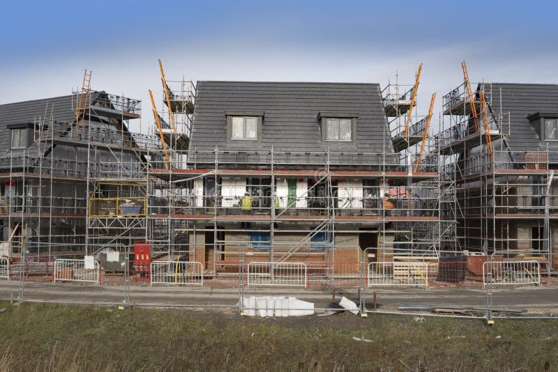 New homes being built in the UK using energy efficient materials