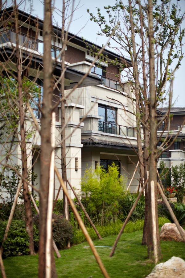 New house and garden stock photo. Image of nature, relax 34234120