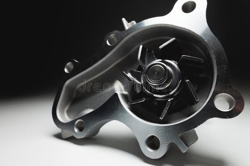 New ICE Water Cooling Pump in Contrasting Light on a Gradient