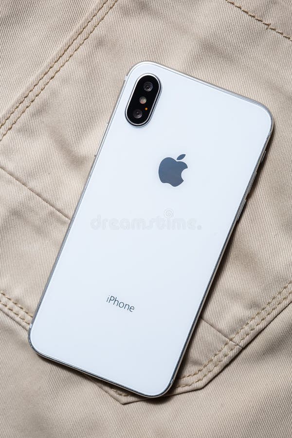 New Iphone X Smart Phone.Newest Apple Iphone 10 Editorial Stock