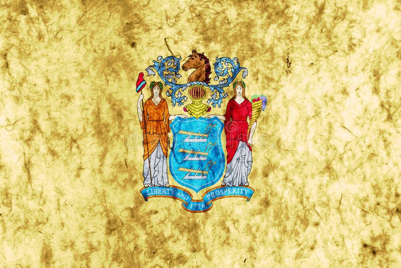 New Jersey State Flag stock photo. Image of textures 203617212