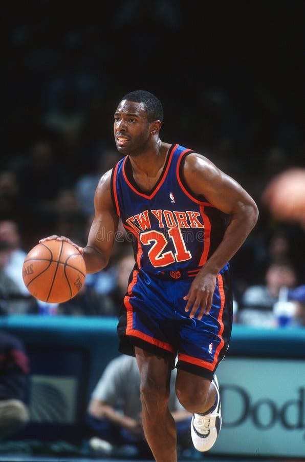 New York Knicks Guard Charlie Ward Editorial Image - Image of slide ...