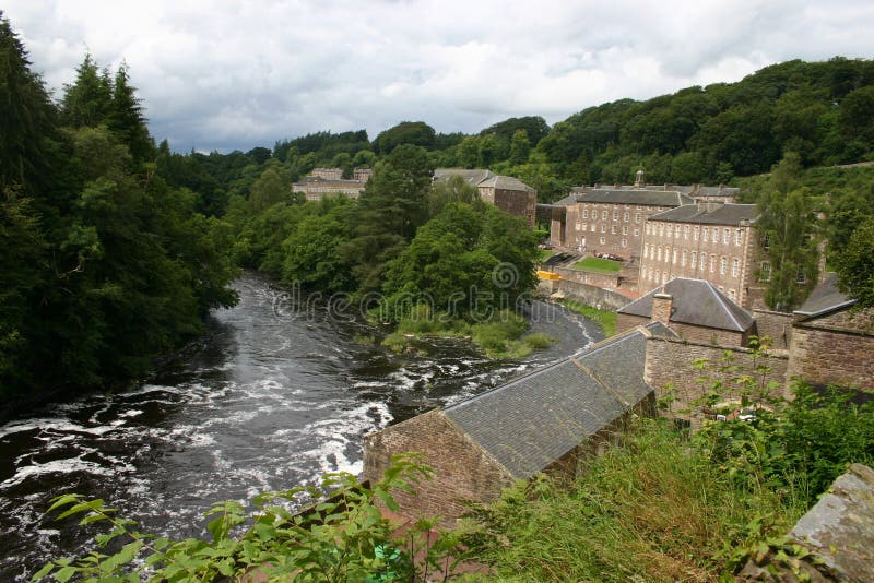 Download New Lanark City stock photo. Image of glasgow, pier, shopping - 2799028