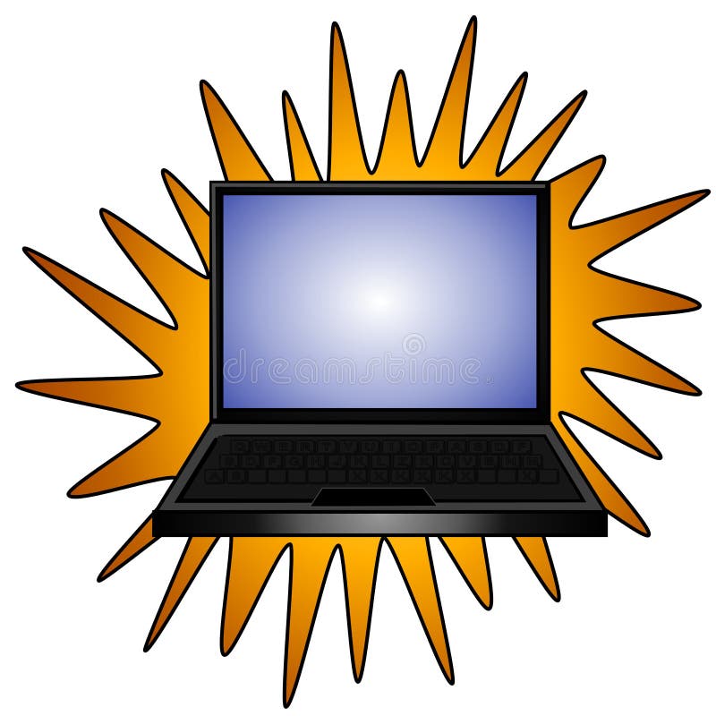 New Laptop Computer Clip Art Picture. Image 2776063