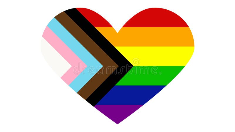 New LGBTQ Rights Pride Flag. Progressive Pride Flag. Stock Vector ...