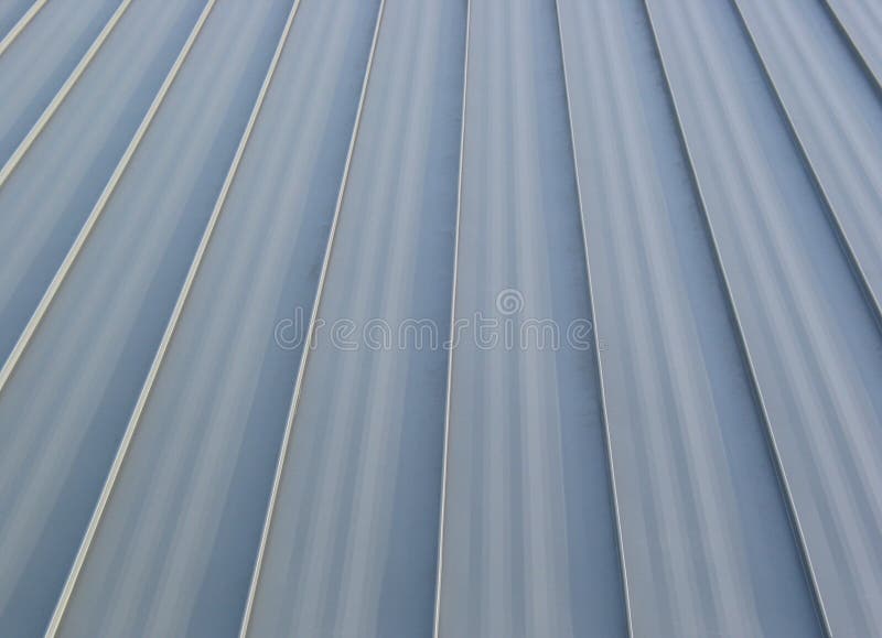 New Metal Roof Detail stock image