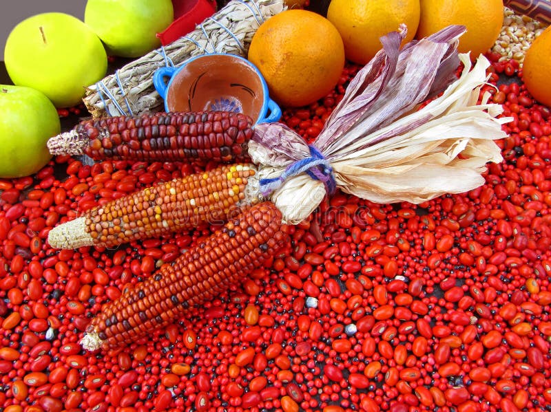 New Mexico Food Display stock photo. Image of beans, orange 25639134