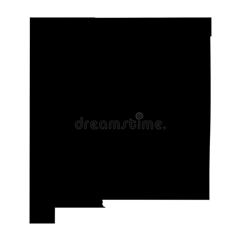 Mexico Map Black White Stock Illustrations 1,747 Mexico Map Black