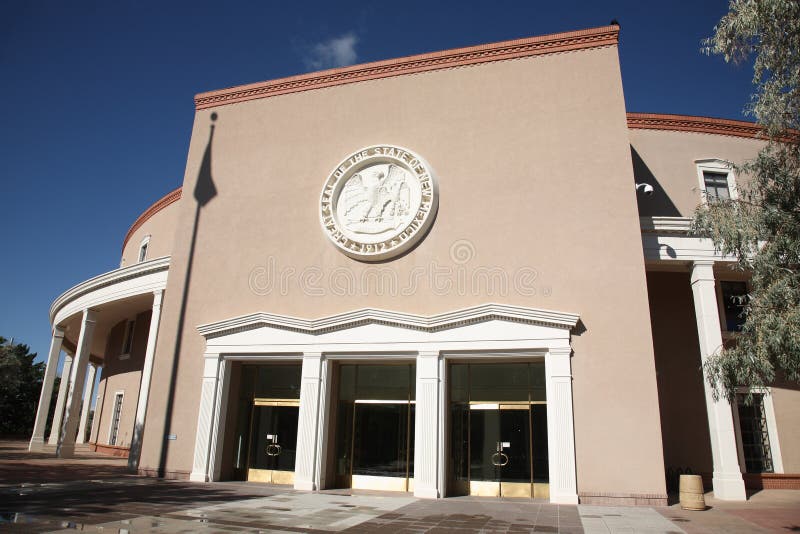 New Mexico State Capitol Building Stock Image Image of government