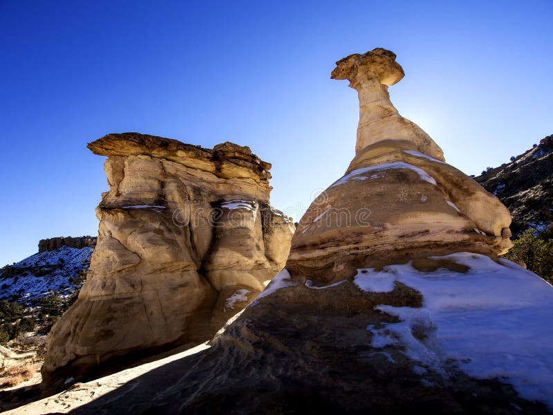 Bisti Badlands of New Mexico, USA. Bisti Badlands of New Mexico, USA