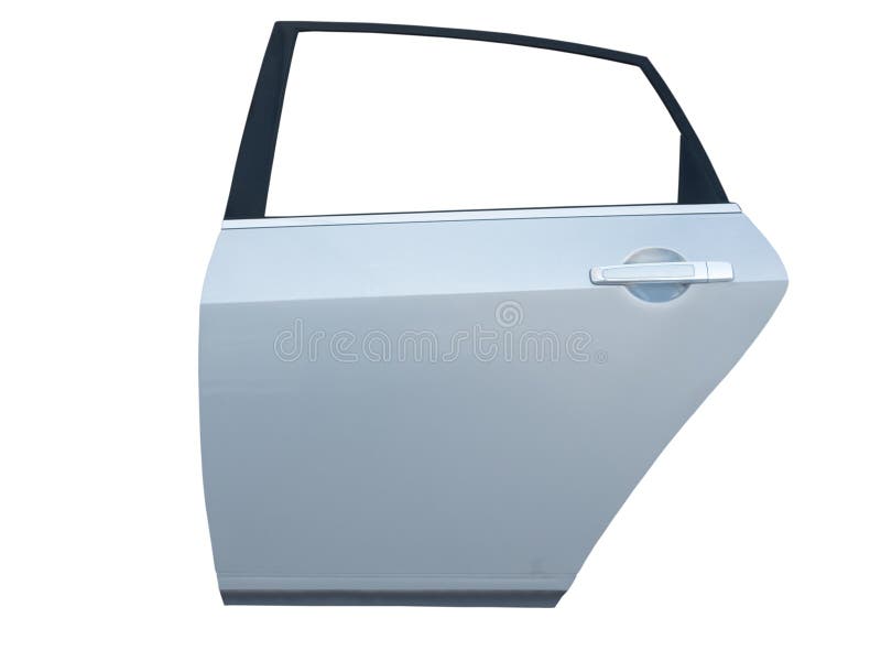 New Modern Car Door Isolated on White Background Stock Photo Image of