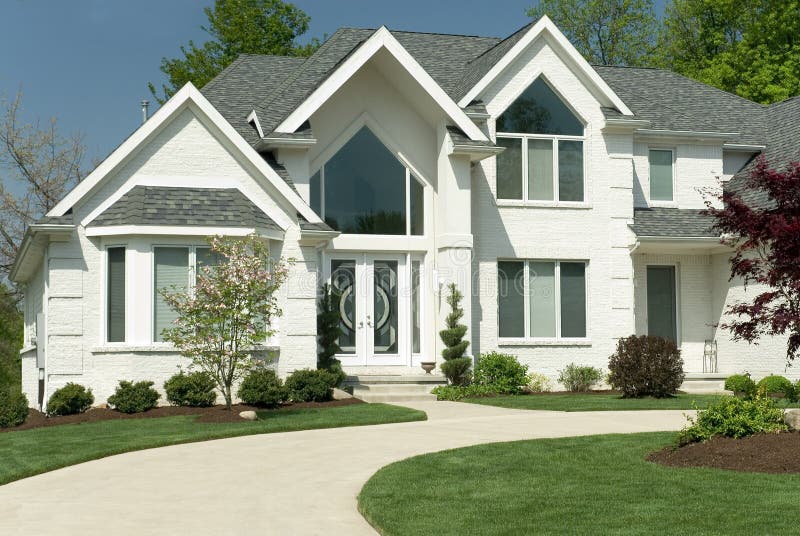 New Modern House royalty free stock images