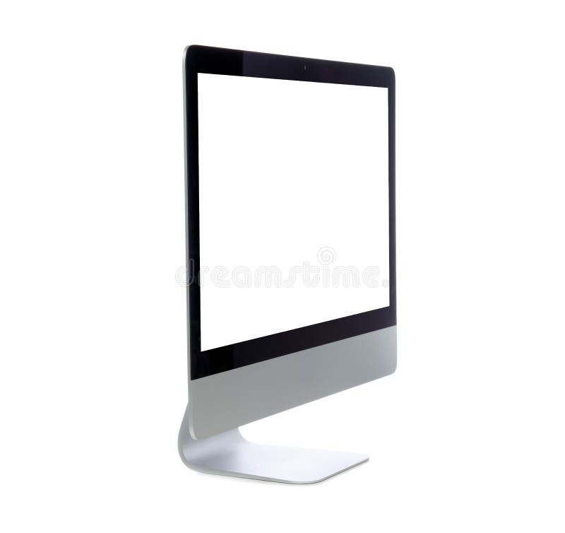 New Monitor Computer Display Side Stock Image Image of design, liquid
