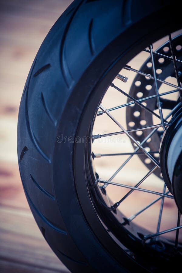 New motorcycle wheel stock image. Image of thin, vehicle 157262289