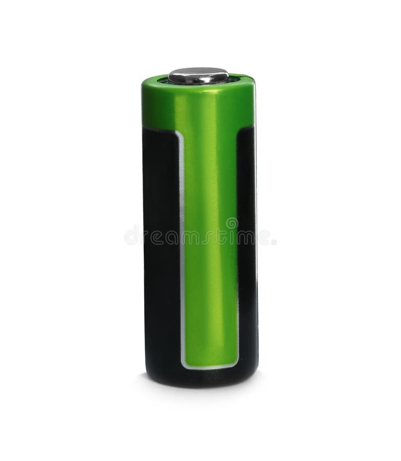 New N Battery Isolated on White. Dry Cell Stock Image Image of