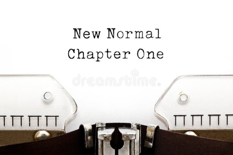 New Normal Chapter One Typewriter Concept