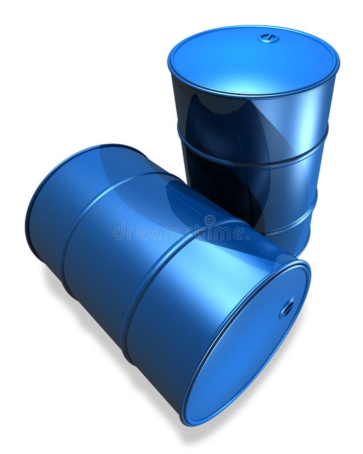 New Oil drums stock illustration. Illustration of tank - 3167885