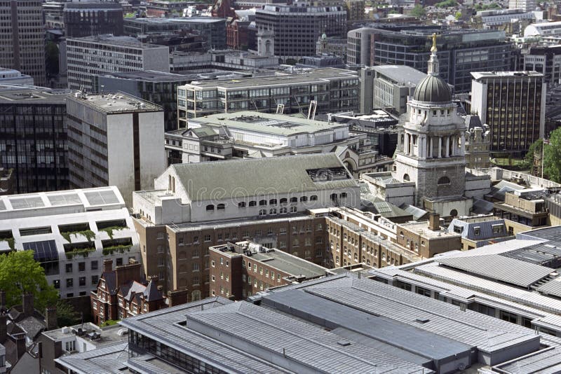 New and old english buildings