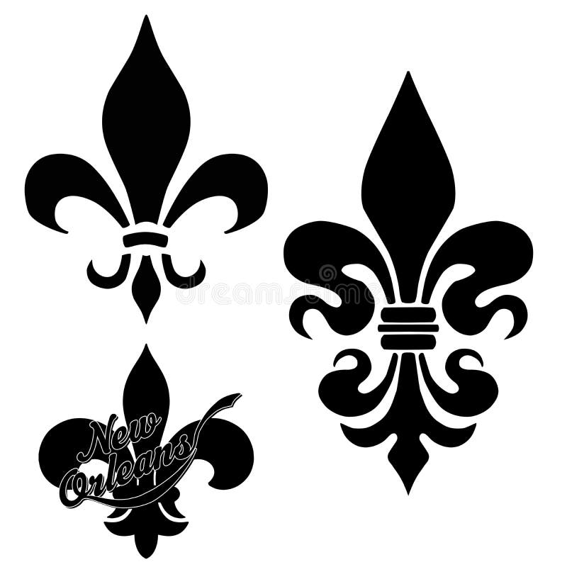 New Orleans Fleur de Lis stock de ilustración New Orleans Fleur de Lis stock de ilustración