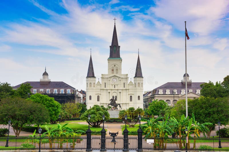 New Orleans at Jackson Square royalty free stock photos New Orleans at Jackson Square royalty free stock photos