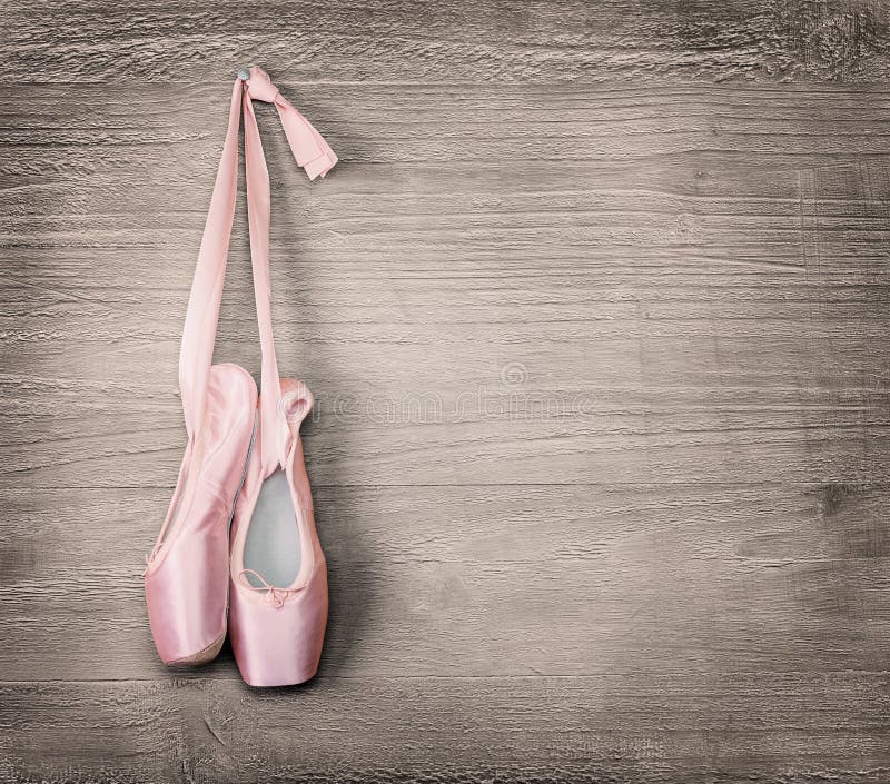 New pink ballet shoes