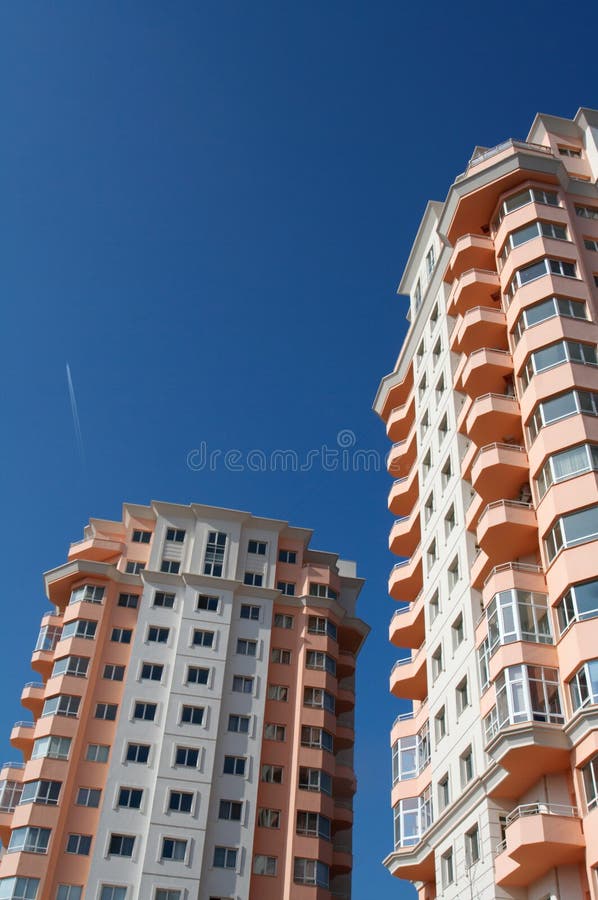 New residential building stock photography