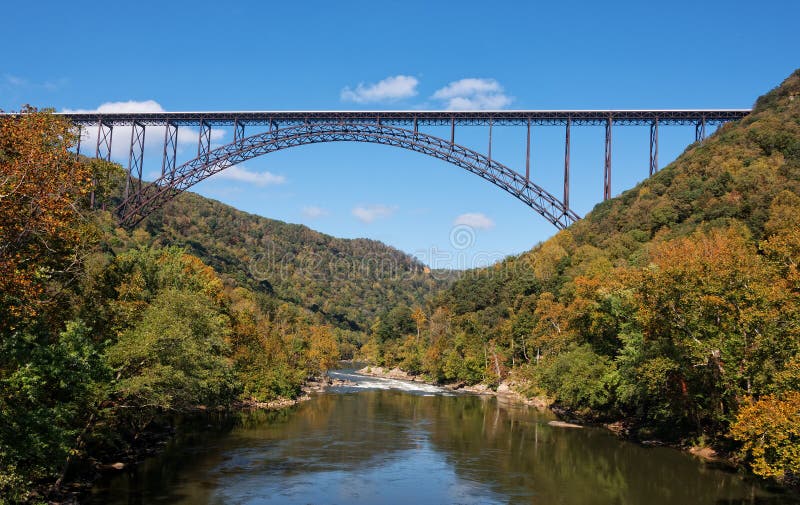 The New River Bridge stock image. Image of canyon 106057639