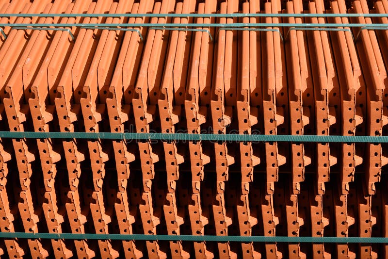 New Roof Tiles Construction Material Stock Photo Image of construction, tiles 237593202