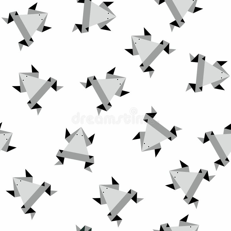 Origami Pattern royalty free illustration