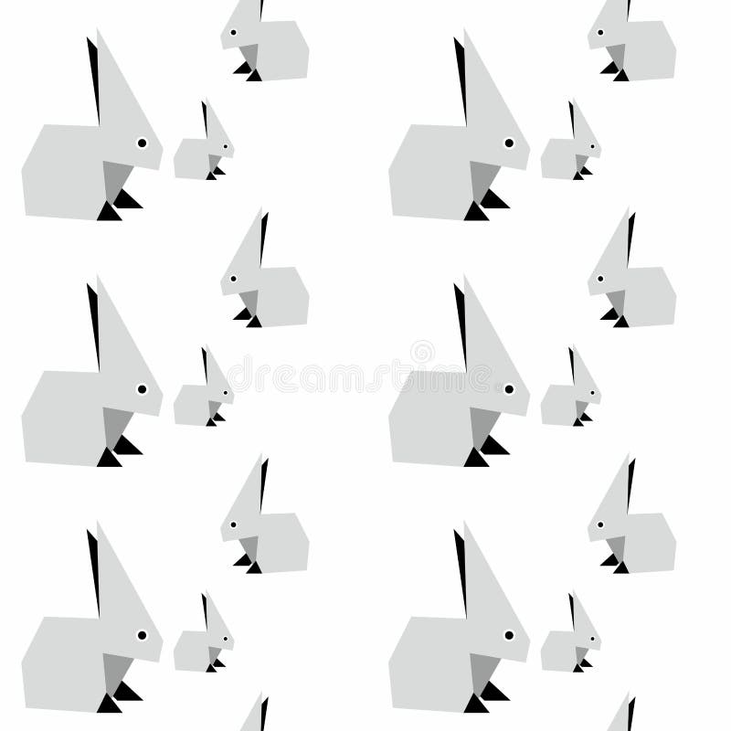Origami Pattern royalty free illustration
