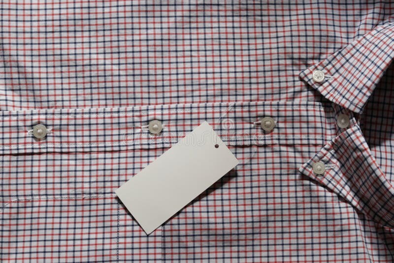 New shirt with price tag stock photo. Image of business - 98010870