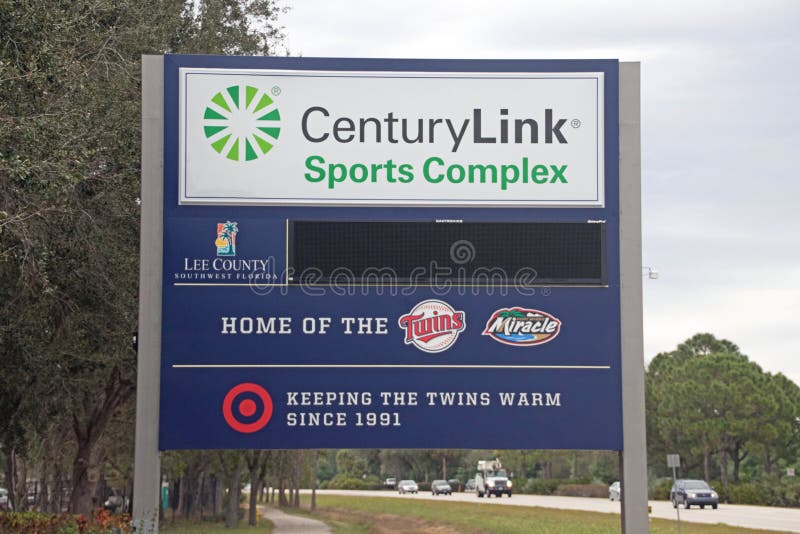 The New Sign at the CenturyLink Sports Complex