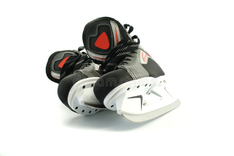 New skates isolated on white