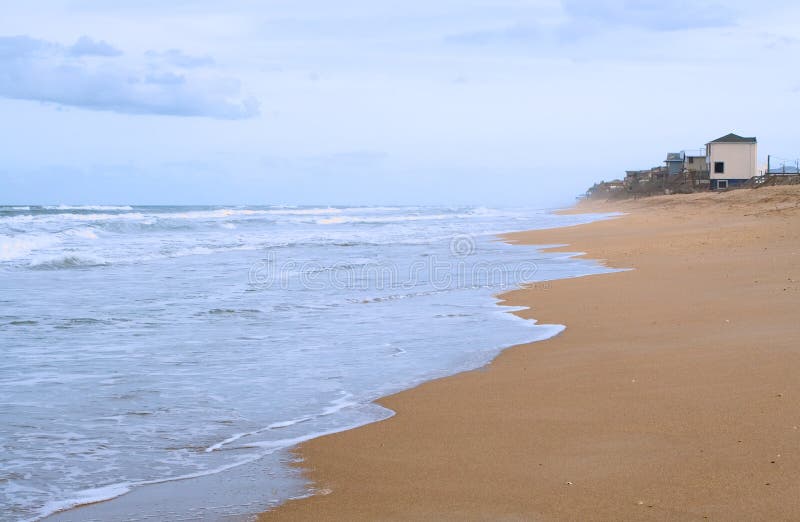 New Smyrna Beach stock photo. Image of ocean, house, atlantic 3440140