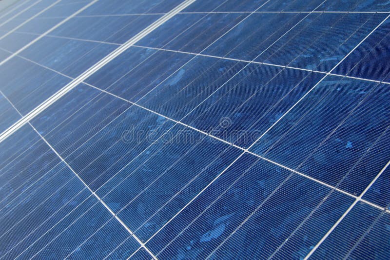 Cool blue solar collectors capturing sunlight for the energy grid. Capturing sunlight stock images, royalty-free photos and pictures
