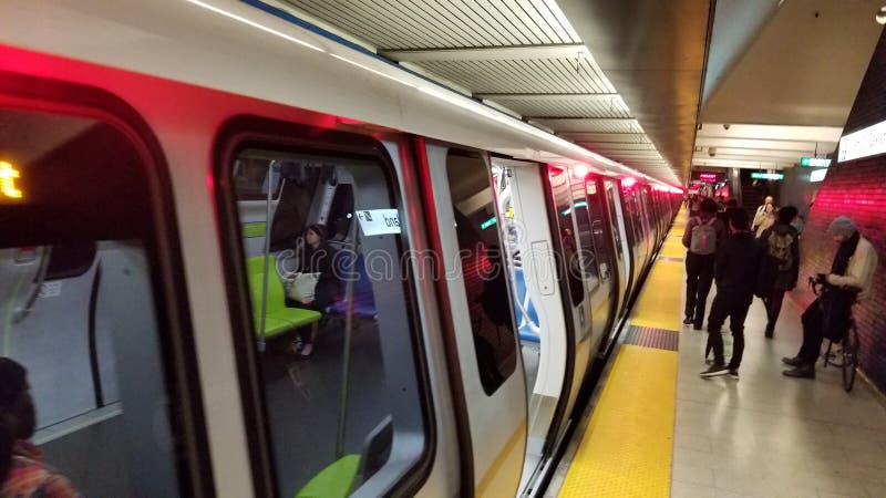 New Subway Trains editorial stock photo. Image of subway - 115090063
